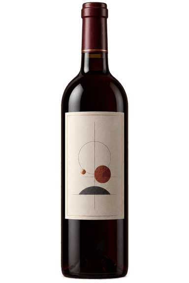 Fictional red wine bottle